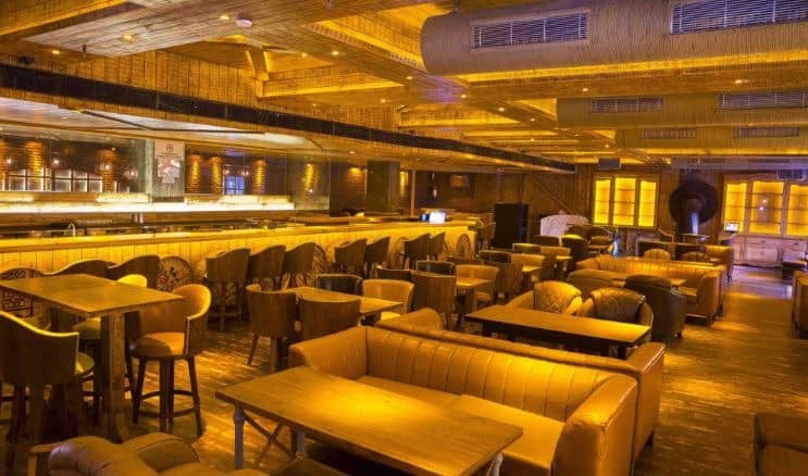 Interior of 3 pegs down Saket